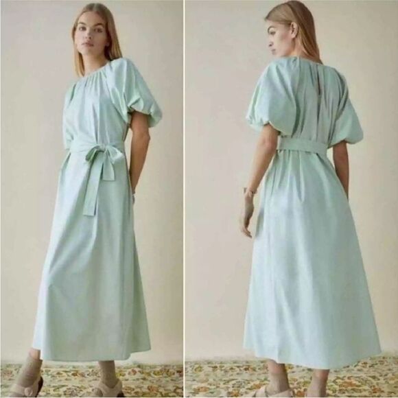 Reformation Lloyd Dress Pistachio Mint Green - Picture 4 of 4